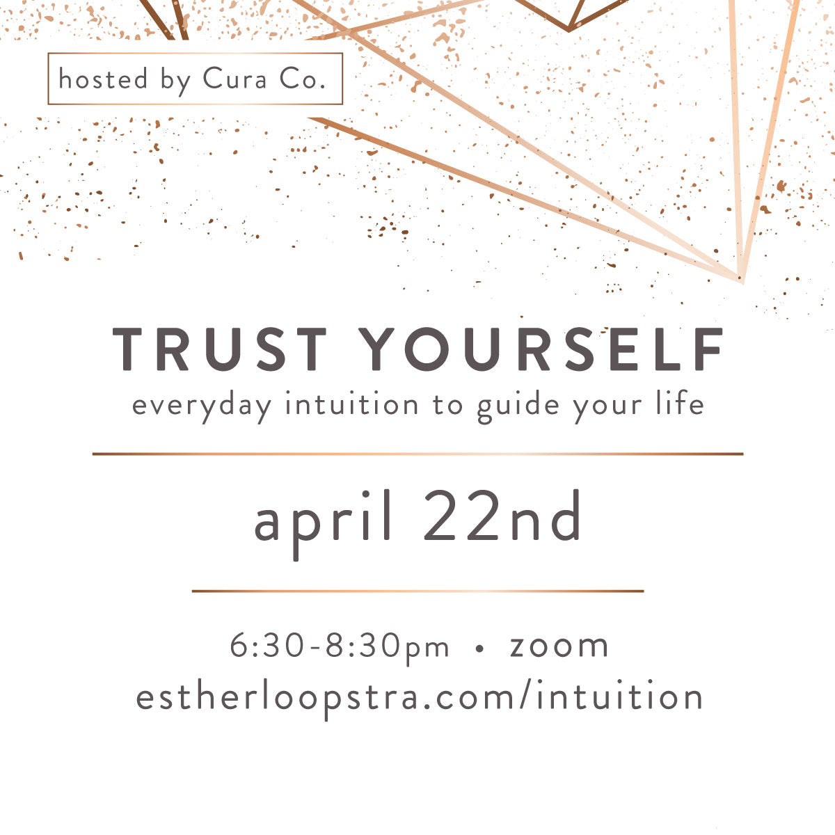 Trust your self everyday intuition to guide your life with Esther Loopstra