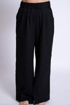 Yuka Linen Pant- Black