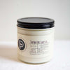 Big Handpoured Soy Candle by Pantry Products scent is Tangerine Sunshine. Vegan, natural fragrances, handmade in Reno.