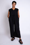 Michi Linen Jumpsuit - Black