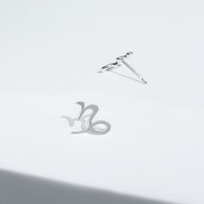 sterling silver Capricorn earrings by Boma