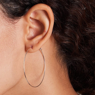 Boma - Aiko Sterling Silver Hoop Earrings
