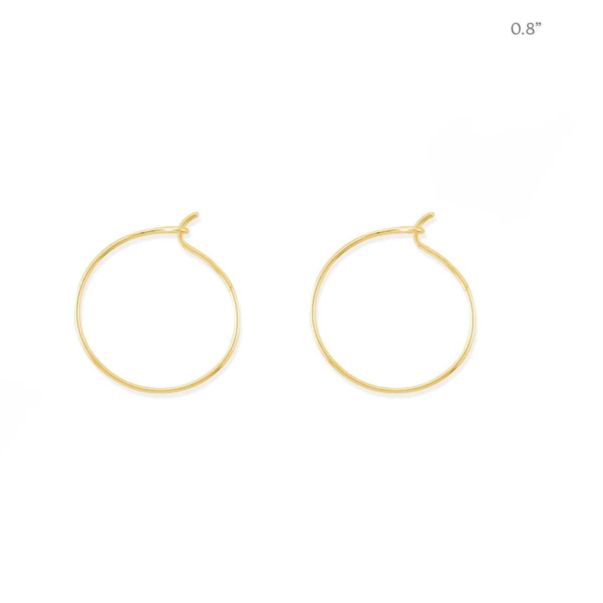 Boma - Aiko Gold Vermeil Hoop Earrings