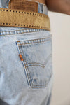 Cura Found - Vintage 550 Levis Orange Tab Denim Bermuda Shorts