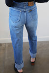 Vintage Lee High Waist denim. 100% cotton. In great pre-loved condition Vintage origin, made in the USA.