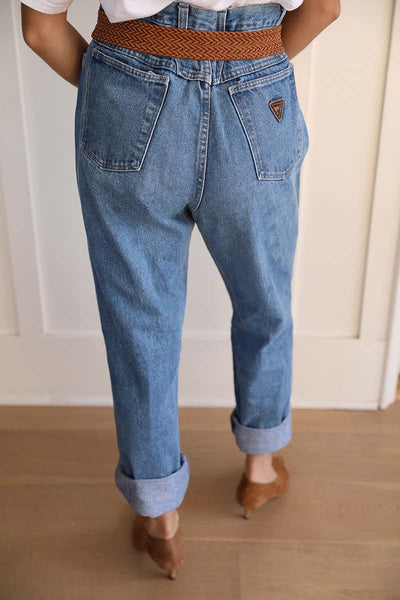 100% cotton vintage wrangler denim mindfully sourced fro Cura Found in Seattle, Washington. In great pre loved condition.