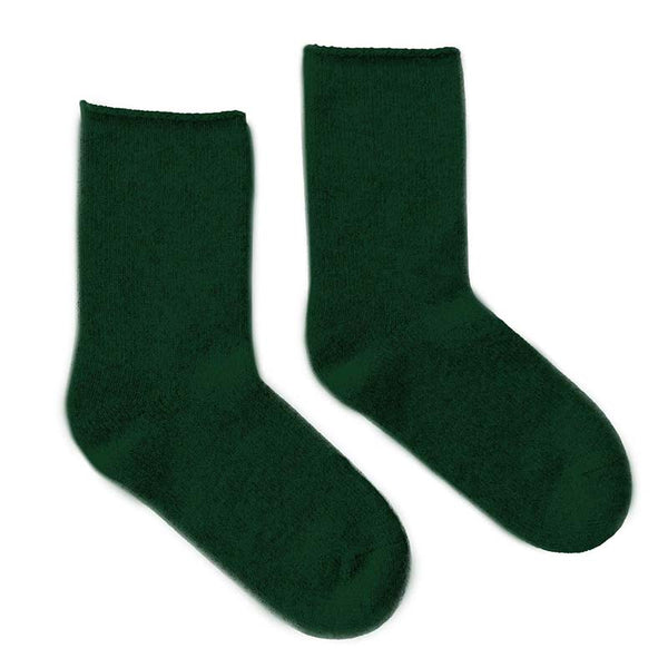 Joyride Supply - Cashmere Emerald Green Socks - The Cura Co