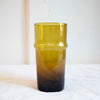 Tall bronze vase handblown recycled glass and ethically made in Morocco for Socco Designs